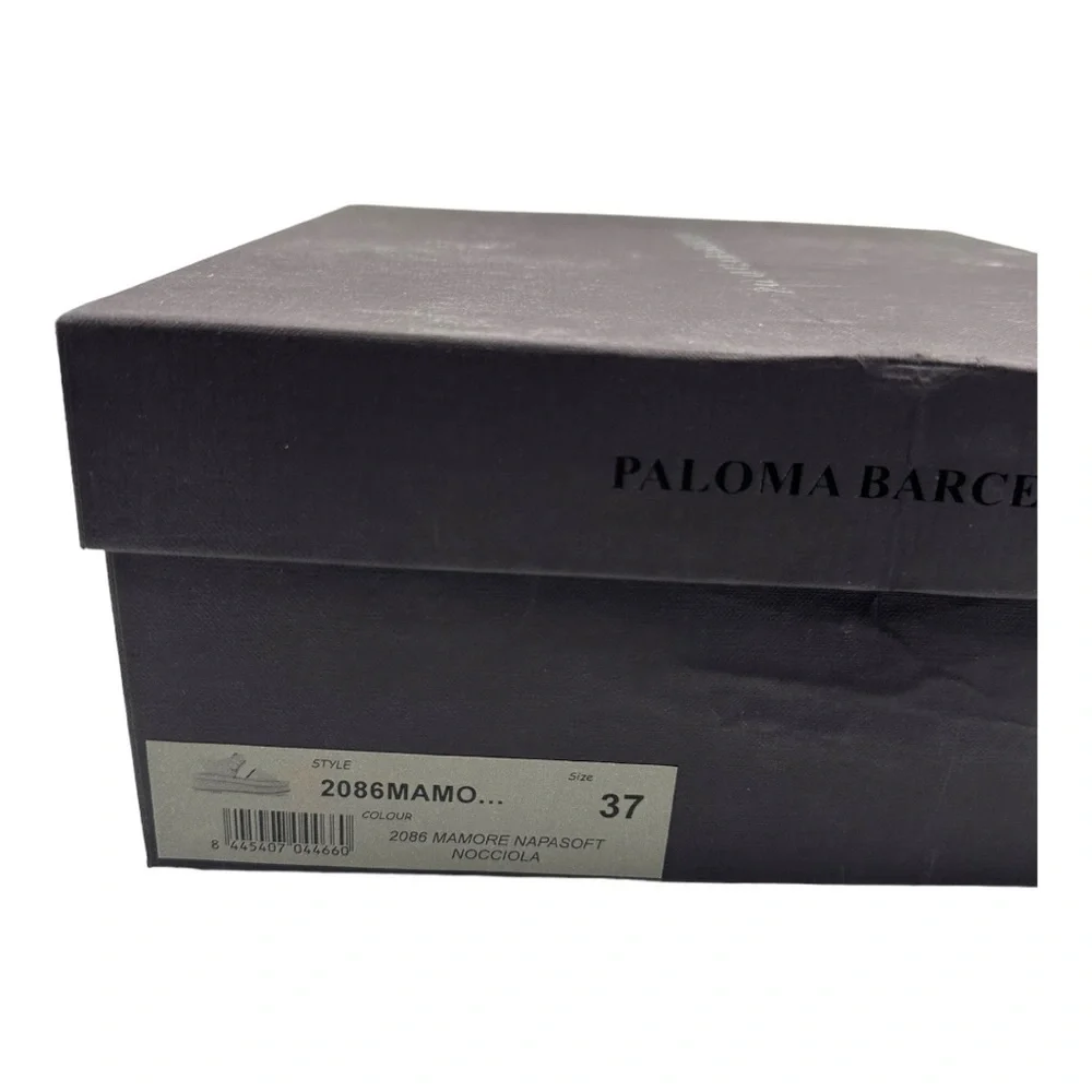 Paloma Barcelo Mamore Slingback Platform Chunky Sandals Nocciola NWOT